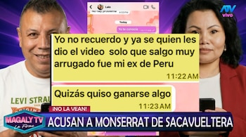 Susan Villanueva muestra pruebas de