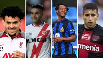 Los futbolistas colombianos están listos