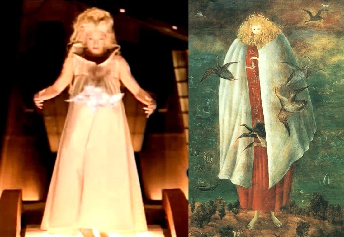 Mucho antes de la Met Gala, Madonna exploró el surrealismo de Carrington en el imaginario simbólico de Bedtime Story. (The Art Story)