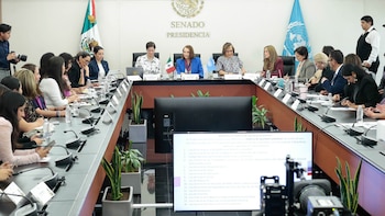 Senadoras mexicanas se reúnen con
