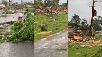 Al menos un muerto y varios heridos por el paso de violentos tornados en Texas y Oklahoma