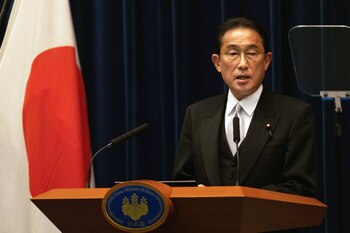 El primer ministro de Japón, Fumio Kishida (EFE)
