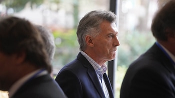 Mauricio Macri, en el almuerzo