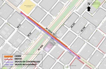 Así será el manejo de la ciclovía dominical y festivos - crédito Secretaría de Movilidad