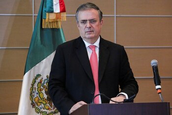 El canciller mexicano, Marcelo Ebrard,