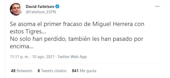 (Foto: Twitter/@Faitelson_ESPN)