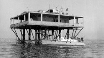 La estructura estaba en aguas