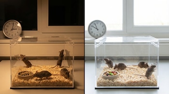 Esta imagen compara la actividad