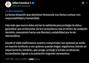 La gobernadora hizo un llamado