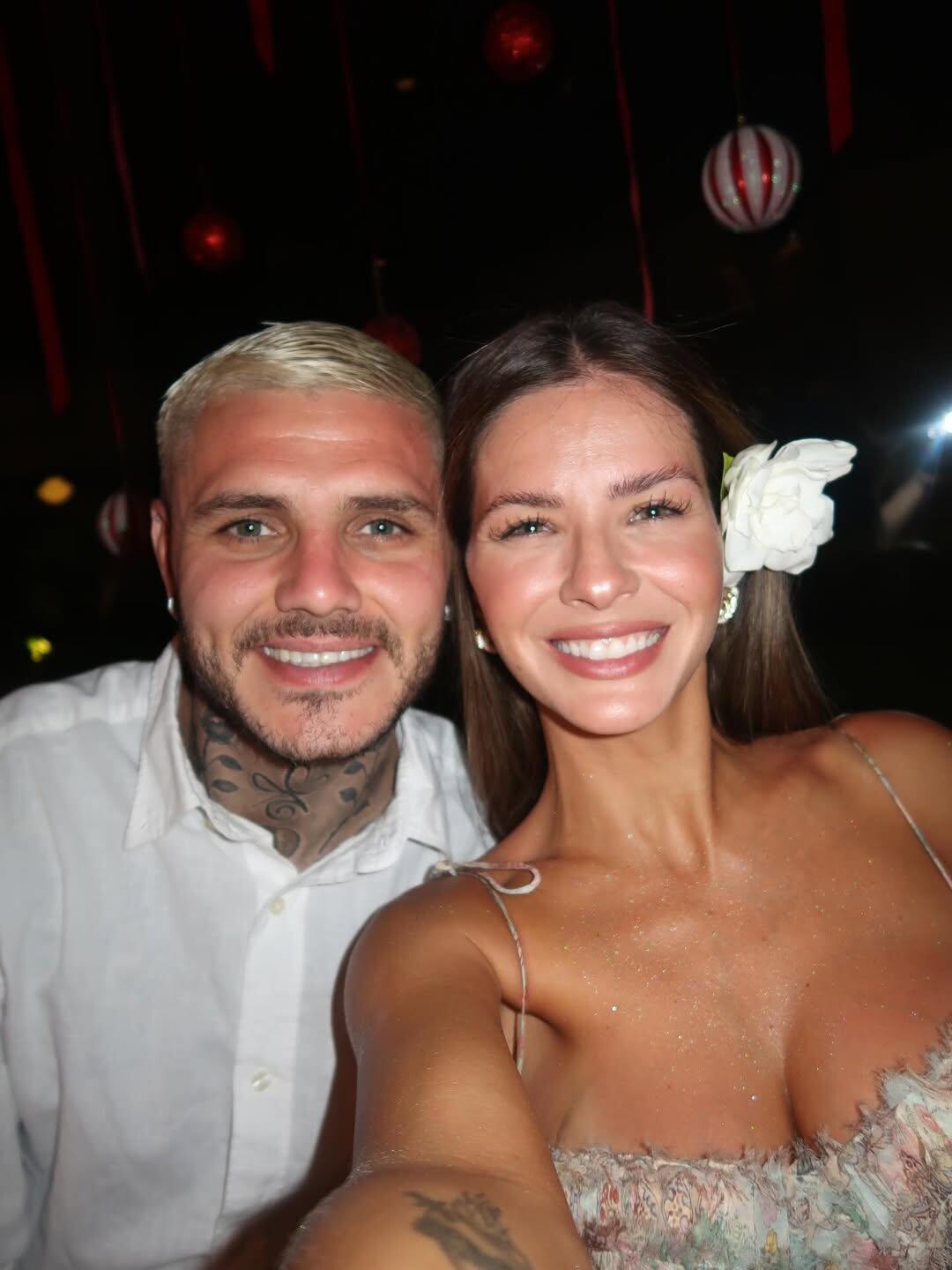 Mauro tuvo la posibilidad de pasar la Navidad junto a sus dos hijas con Wanda Nara