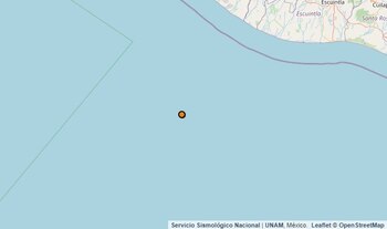 Temblor reportado en Chiapas.
(SSN)