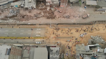MML continúa trabajos de limpieza en av. Nicolás Ayllón tras demolición de predios cerca a la Carretera Central