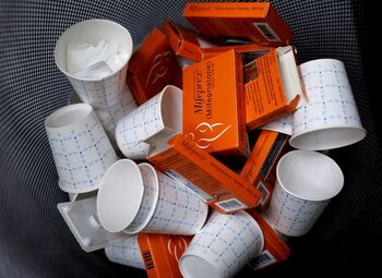 Cajas de la píldora abortiva