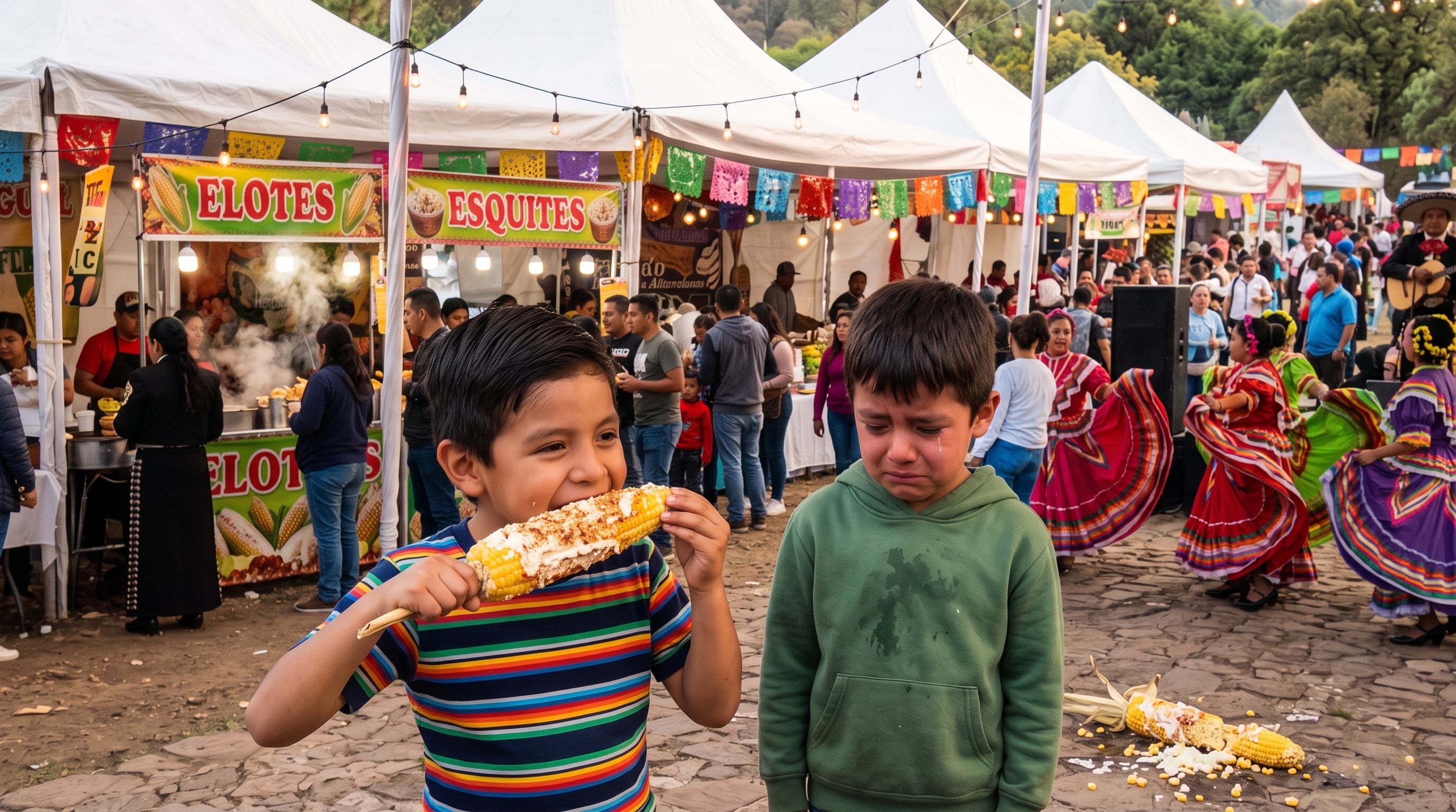 El elote será uno de los protagonistas de la feria. Los asistentes podrán pedirlo hervido o asado, con opciones de chile picante o sin picante. (Imagen Ilustrativa Infobae)