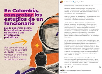 Carrascal compartió un carrete en Instagram el viernes 23 de octubre de 2026 - crédito @mafecarrascalr/IG