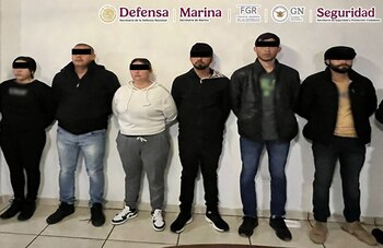 Las seis personas arrestadas
(SSPC)