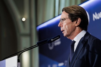 10/09/2026 La encargada de Negocios de la embajada de Israel en España, Dana Erlich, participa en un desayuno informativo de Fórum Europa, presentada por el expresidente del Gobierno José María Aznar, en el Hotel Mandarin Oriental Ritz, a 10 de septiembre de 2026, en Madrid (España).
POLITICA
Carlos Luján - Europa Press