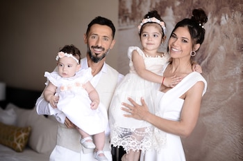 Mariana de Melo en familia