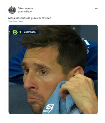memes disculpas messi psg