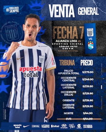 Entradas para el Alianza Lima
