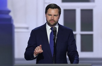 J.D. Vance durante su discurso