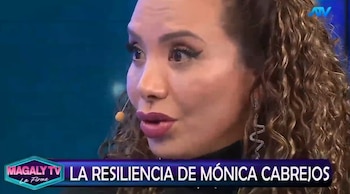 Mónica Cabrejos se sincera sobre la rabia, la culpa y el duelo que marcaron su historia. Captura: Magaly TV La Firme.