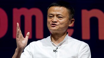 El fundador del grupo Alibaba
