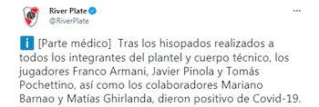 Parte medico river SF