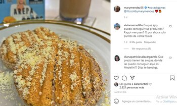 Post en Instagram de Mary Méndez. Foto: Instagram @marymendez55
