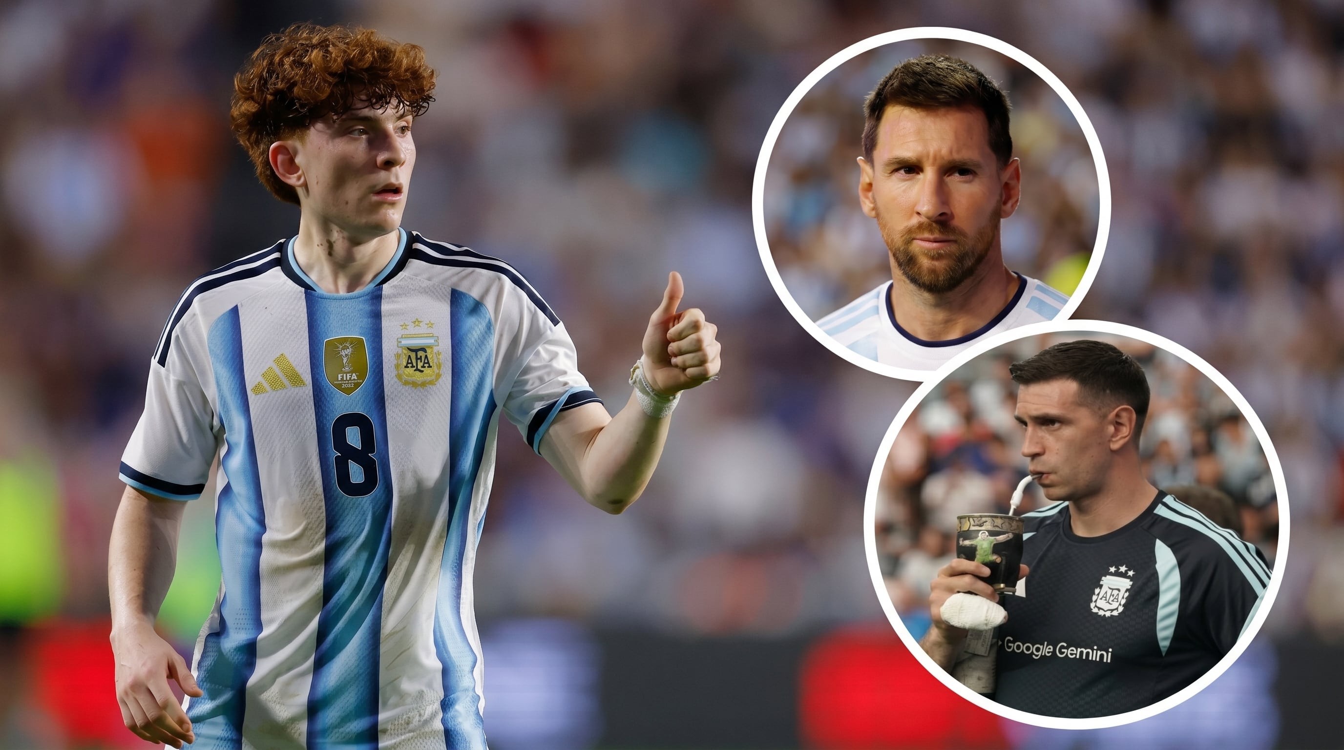 Valentín Barco marcó un golazo ante Islandia y provocó la reacción de Messi desde el banco. Dibu Martínez no atajó pero su presencia llamó la atención en Alabama