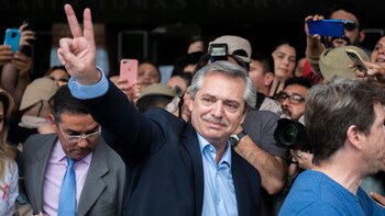 Alberto Fernández votó este domingo