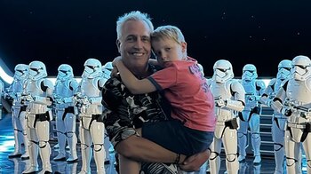 (Marley y su hijo comparten