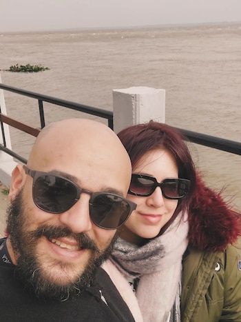 Albertito Olmedo le propuso casamiento a su pareja en Mar del Plata