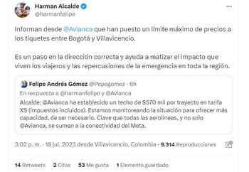 El alcalde de Villavicencio, Felipe