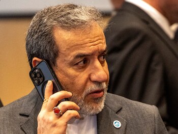 El canciller iraní Abbas Araghchi