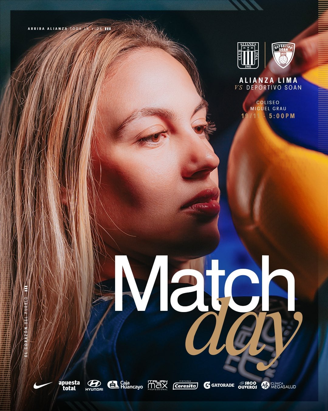 Alianza Lima jogará pelo Deportivo Soan pela Liga Peruana de Vôlei 2025/26