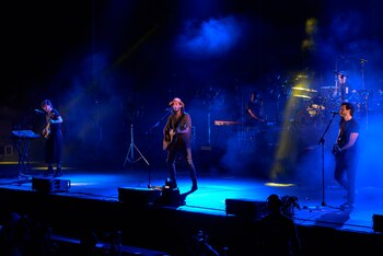 El grupo colombiano Morat durante