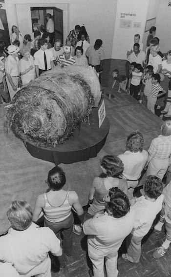 Los restos del tanque de