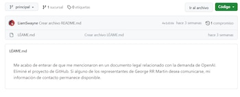 El usuario que creó sus