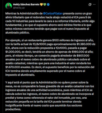 Reforma tributaria - crédito @heidy_up/X