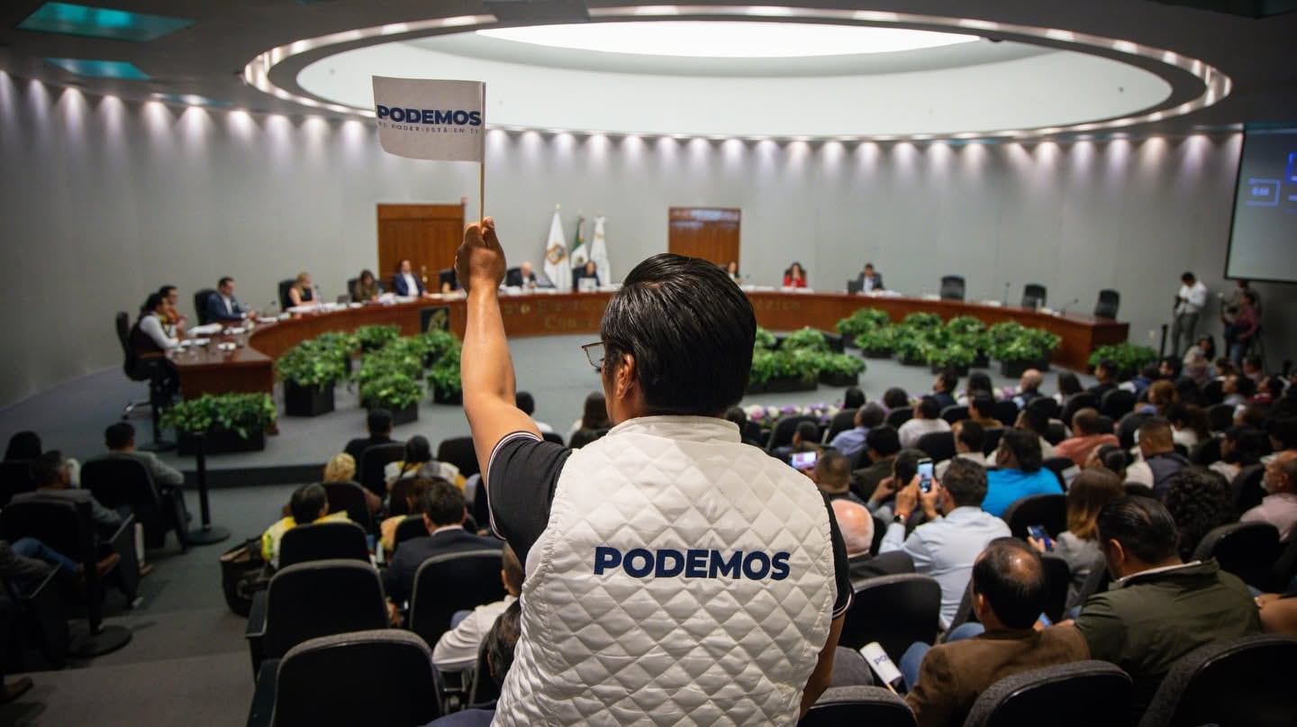Partido Político PODEMOS en el Edomex podrá participar en las elecciones del 2027 (especial)