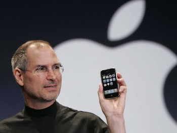Steve Jobs con su gran