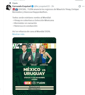 Perro Bermúdez regresaría a TUDN