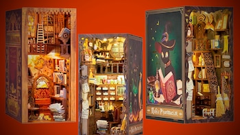 Un "book nook", una pequeña