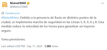 Estas Líneas del Metro de