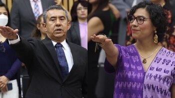 Jorge Montaño y Rita Bell