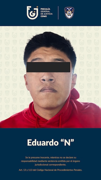 Tras su arresto en el Edomex, fue trasladado a la CDMX. Crédito: FGJCDMX