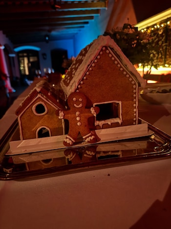 La tradicional casita de jengibre