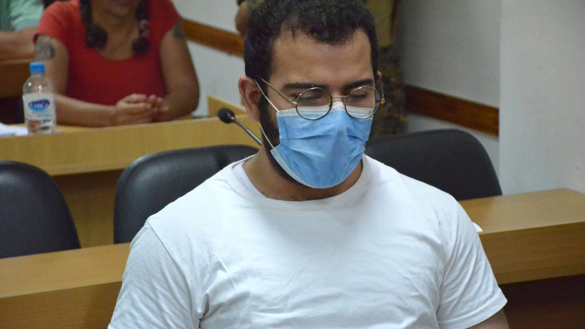 César Sena estuvo presente en la audiencia de cesura.