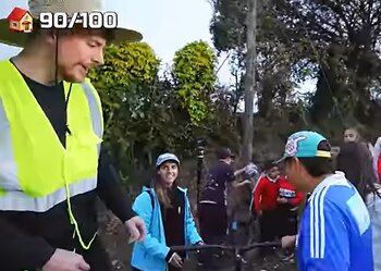 Mr. Beast regaló bicicletas a